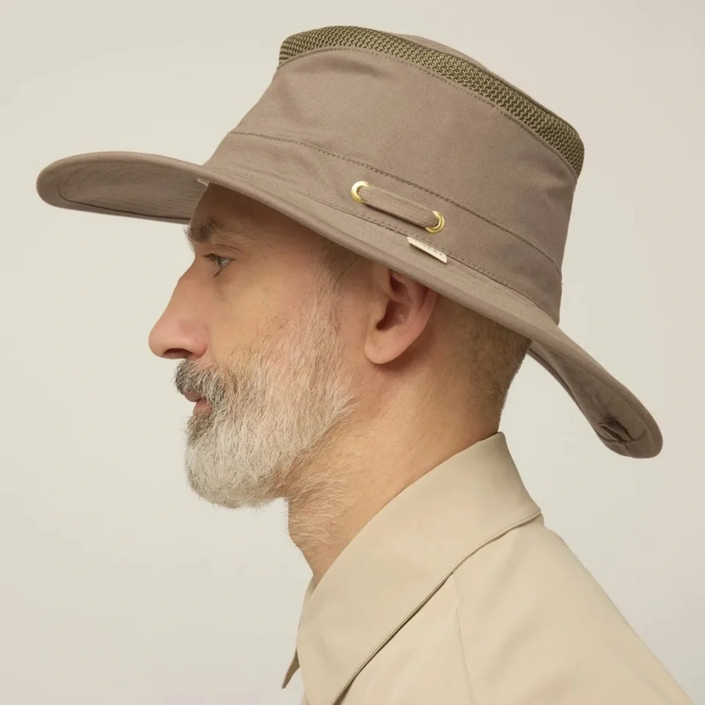 Tilley T4MO-1 Airflo Hikers Hat 7 1/2 Color: Olive NWT